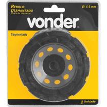 Rebolo Diamantado 115 Mm Segmentado Vonder