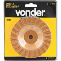 Rebolo Diamantado 115 Mm Turbo Vonder