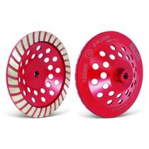 Rebolo Diamantado Tipo Prato C/ Rosca 115 x M14 Rocast