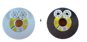 Rebolo Esmeril Schulz 5 127 X 12,7 X 12,7 Kit 2 Peças AA120 / A36