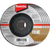 Rebolo Makita A-95956-5 INOX 36 Grit de 4,5 polegadas, pacote com 5
