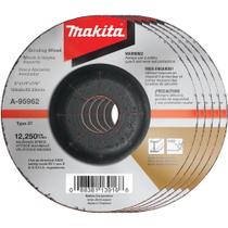 Rebolo Makita A-95962-5 INOX 36 Grit 5/pacote 125x6x22mm