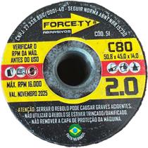 Rebolo Reto 2 Polegadas Grão 80 Para Acabamento Porcelanato Mármore Granito Furo De Válvula Cuba