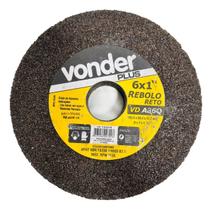 Rebolo Reto 6'' X 1'' Grão 36 Marrom Vonder - 12.59.610.036 Rebolo Reto 6'' X 1'' Grão 36 Marrom Vonder - 12.59.610.036