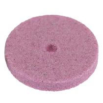 Rebolo Roda Abrasiva 20Mm Rosa Grão 220 Para Micro Retíficas