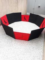 Rebolo Rodo Tambor 8 Placas Dobrável Exposição 1.80 Mts - Mura Brasil