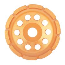 Rebolo segmentado, diamantado, duas linhas, rosca m14, 115mm, 1pc // mtx