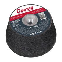Rebolo Tipo Copo Cônico 100x50mm Rosca M14 G-60 - 61748 - CORTAG