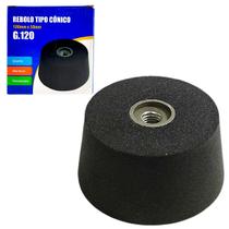 Rebolo Tipo Copo Cônico Para Esmerilhadeira Desbaste G120 Rebolo Tipo Copo Cônico Para Esmerilhadeira Desbaste G120