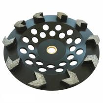 Rebolos de diamante DiamondTools de 7 polegadas e 10 segmentos