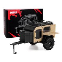 Reboque de acampamento INJORA para esteiras RC 1/18 1/24 TRX4M SCX24 Reboque de acampamento INJORA para esteiras RC 1/18 1/24 TRX4M SCX24