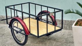 Reboque Gradeado para Bicicleta Reboque Gradeado para Bicicleta
