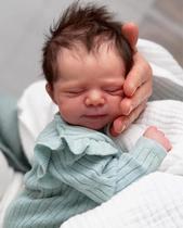 Reborn Baby Doll Anano 46cm Realista Recém-Nascida Dormindo Reborn Baby Doll Anano 46cm Realista Recém-Nascida Dormindo