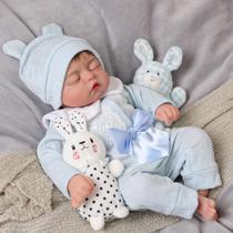 Reborn Baby Doll BABESIDE Lifelike Girl 43 cm com conjunto de acessórios