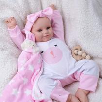 Reborn Baby Doll BABESIDE Smiling 50 cm Realistic Vinyl Girl