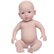 Reborn Baby Doll LCUPPON, corpo de silicone completo de 47 cm para crianças