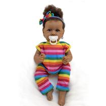Reborn Baby Doll Wamdoll Realistic Black 50cm African Girl