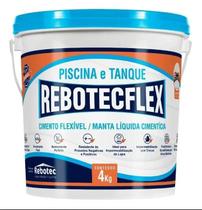 Rebotec Flex Piscina 4kg - Manta Líquida - Cimento Flexível