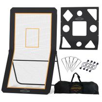 Rebounder de Lacrosse/Vôlei ArxEdge 4x7 Pés com Rede Bônus