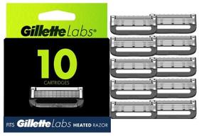 Recambios de Cuchillas Gillette Labs para Hombre, 10 Cartuchos