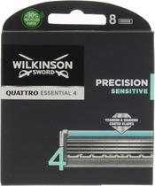 Recambios de cuchillas para afeitadora Wilkinson Sword Quattro Titanium 8 unidades
