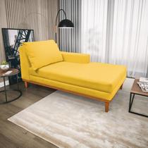 Recamier Almeria material sintético Maranata Estofados Amarelo