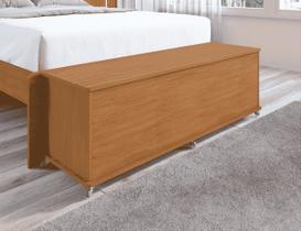 Recamier Banco Baú Ripado Sapateira Casal Luca - 3 Cores