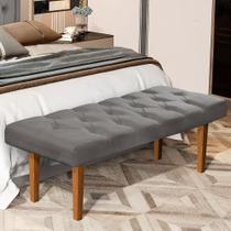 Recamier Banco Paris Para Cama Casal 130cm Suede Pavia Decorativo