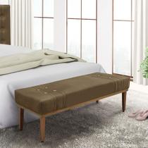 Recamier Banqueta Divã Quarto Casal Banco Estofado 0,9 M - Artemis