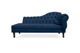 Recamier Barcelona 160 cm Esquerdo Azul Marinho