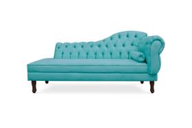 Recamier Barcelona 160 cm Esquerdo Azul Turquesa