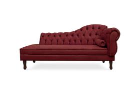 Recamier Barcelona 160 cm Esquerdo Bordô