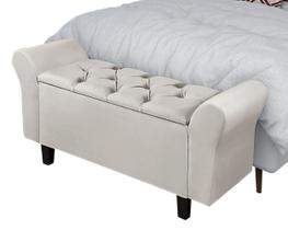 Recamier Baú Banco Divã Moderno Lara 1,50m Para Sala Quarto Sapateira Retro Recamier Baú Banco Divã Moderno Lara 1,50m Para Sala Quarto Sapateira Retro