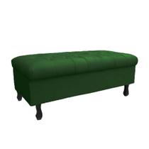 Recamier Bau Bia 80cm Suede Verde - Bandiera Decor