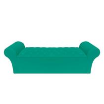 Recamier Baú Calçadeira Chaise Quarto King 198cm Madrid