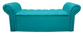 Recamier Baú Capitone Para Cama Box Casal Queen