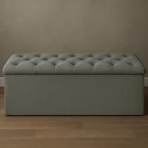 Recamier Bau Estofado Casal King Padrão Anita 195 cm Veludo