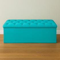 Recamier Bau Estofado Casal King Padrão Anita 195 cm Veludo