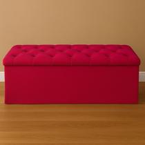 Recamier Bau Estofado Casal Queen Padrão Anita 160 cm Veludo