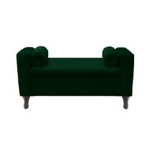 Recamier Baú Félix 140cm Suede Verde