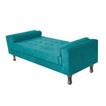 Recamier Baú Félix Solteiro 140 cm Suede - Doce Sonho Móveis