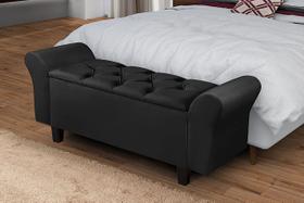 Recamier Baú Lara 150 cm Sapateira Quarto Puff Closet Nicho Organizador Cama Decoração Banco Elegante Brinquedo Calçadeira Roupas Enxoval Recamier Baú Lara 150 cm Sapateira Quarto Puff Closet Nicho Organizador Cama Decoração Banco Elegante Brinquedo Calçadeira Roupas Enxoval