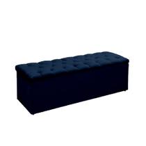 Recamier Baú Para Cama Box King 195cm - Suede - SV DECOR