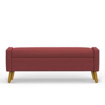 Recamier Bau Paris 1,20m Suede Bordo - Inova Decor Recamier Bau Paris 1,20m Suede Bordo - Inova Decor