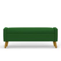 Recamier Bau Paris 1,40m Suede Verde - Inova Decor