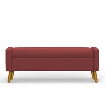 Recamier Bau Paris 1,60m Suede Bordo - Inova Decor