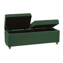 Recamier Bau Paris 1,60m Veludo Verde - Clique Decorações