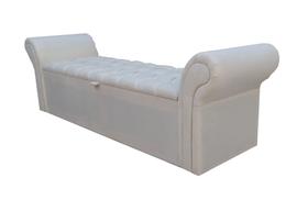 Recamier Báu Realeza Ideal para camas 1,38 - Suede Bege