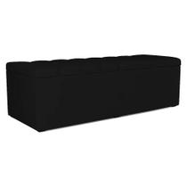 Recamier Calcadeira Bau 140 cm Dalia Suede Artte