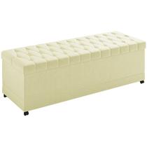 Recamier Calçadeira Bau 140 cm Rodizios Madi Corano TCS 350 Peer